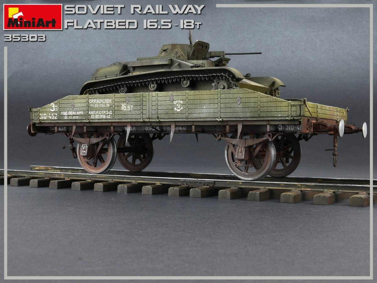 MiniArt 35303 Plateau ferroviaire soviétique 16,5-18t (1/35) – imagen 10