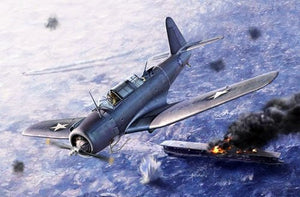 Maquette Academy 12324 USN SB2U-3 Vindicator - Bataille de Midway 1/48 – image 2