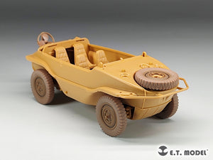 Maquette ET Model P35-135 Schwimmwagen allemand Type 166 de la Seconde Guerre mondiale, roues étroites, pour kit TAMIYA au 1/35 – image 9