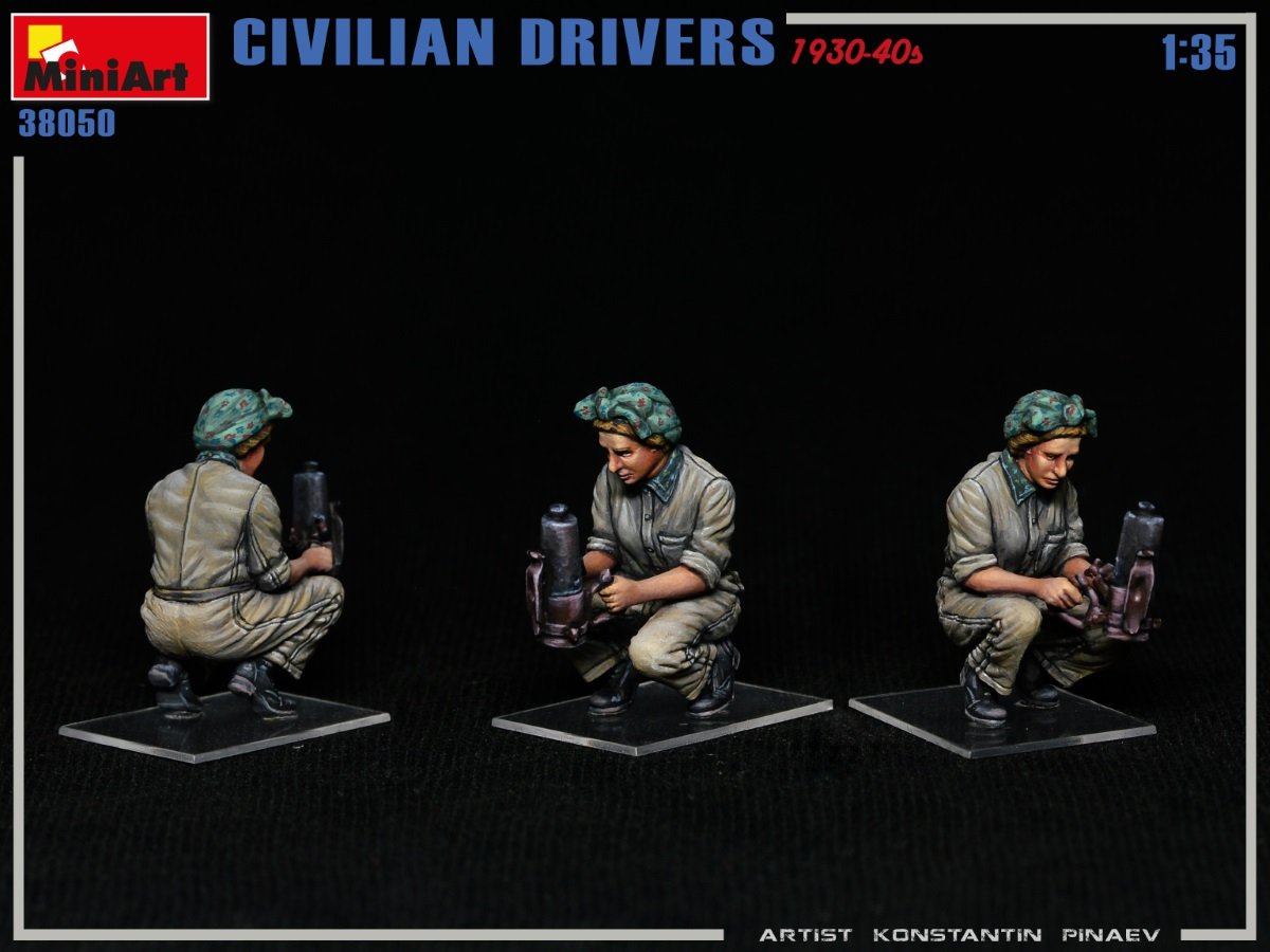 MiniArt 38050 PILOTES CIVILS ANNÉES 30-40 1/35  – imagen 5