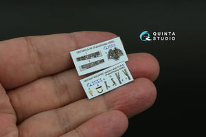 Intérieur imprimé en 3D et coloré sur papier décalcomanie Quinta Studio QD72200 A-4E (Fujimi/Hobby 2000) 1/72 – image 2