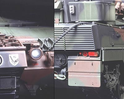 Tamiya 56020 Maquette radiocommandée du char de combat principal Leopard 2 A6, kit complet 1/16 – immagine 8