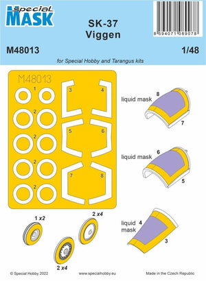 Special Hobby M48013 SK-37 Viggen (pour kits Special Hobby et Tarangus) 1/48