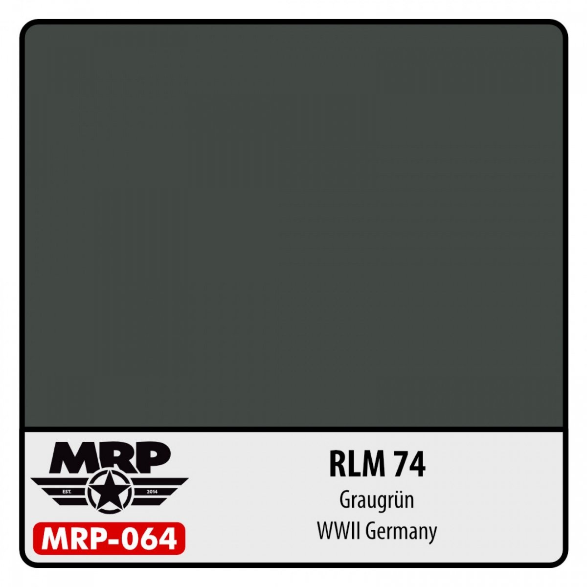 Peinture MR. Paint MRP-064 RLM 74 Graugrun allemande de la Seconde Guerre mondiale 30 ml