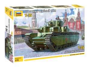 Zvezda 5061 Char lourd soviétique T-35 1/72