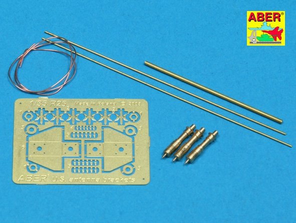 Antenne et supports Aber R-25 US (ensemble de 3 pièces) (1/35)