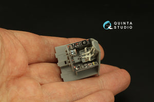 Intérieur imprimé en 3D et coloré sur papier décalcomanie Quinta Studio QD48365 F8F-1 Bearcat (Hobby Boss) 1/48 – image 10