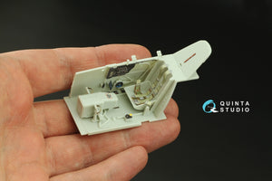 Intérieur imprimé en 3D et coloré sur papier décalcomanie (Revell) Quinta Studio QD32163 Bf 109G-2/4 1/32 – image 7