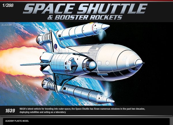 Academy 12707 NAVETTE SPATIALE AVEC FUSÉES D'APPROVISIONNEMENT (1/288)