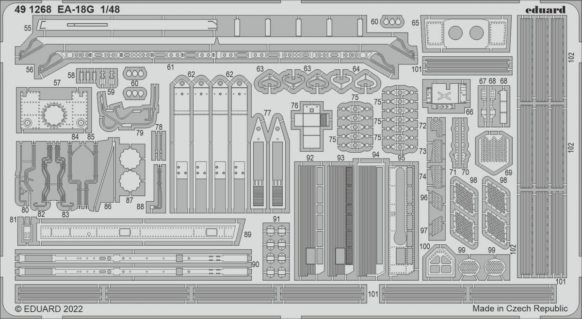 Eduard 491268 EA-18G HOBBY BOSS 1/48 – image 2