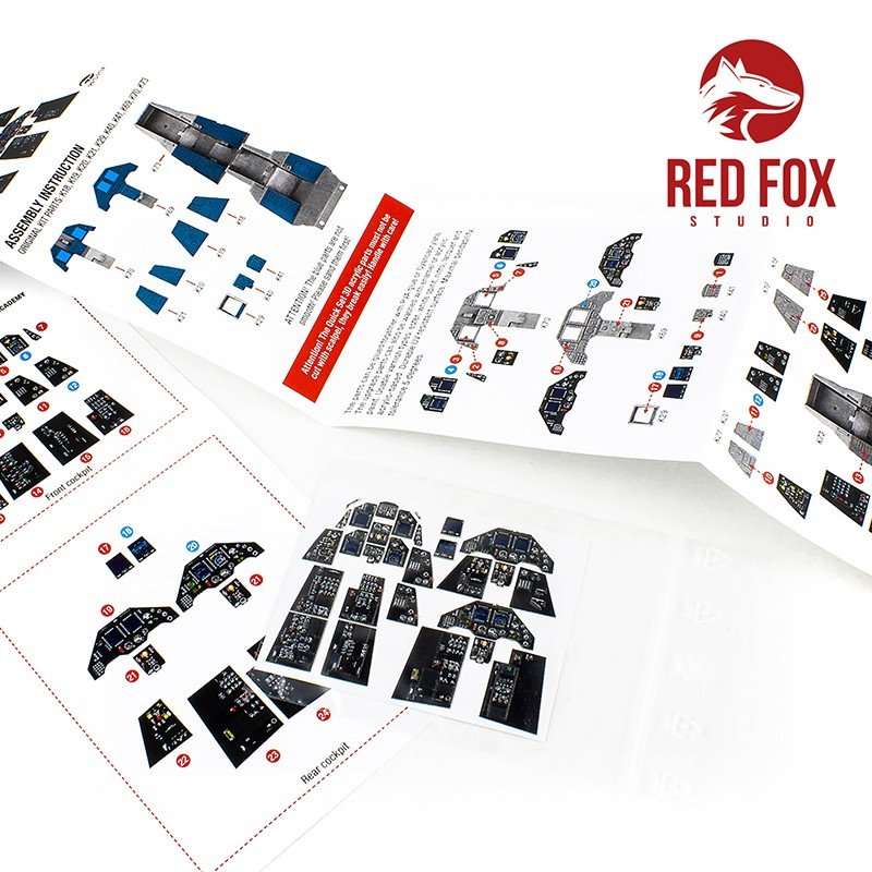 Red Fox Studio QS-32112 F-16I Sufa (pour kit Academy) 1/32 – immagine 3