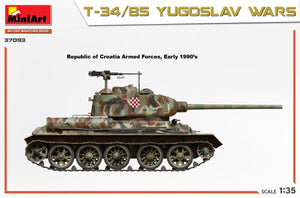 MiniArt 37093 T-34/85 GUERRES YOUGOSLAVE 1/35  – image 5
