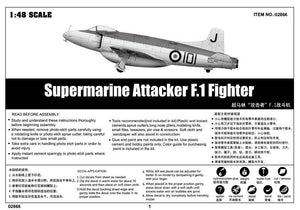 Trumpeter 02866 Supermarine Attacker F.1 Fighter 1/48 – zdjęcie 2