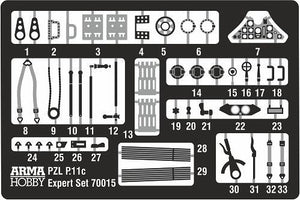 Arma Hobby 70015 PZL P.11c Coffret Expert 1/72 – immagine 4