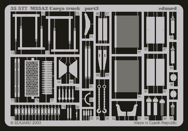 Camion cargo Eduard 35577 M-35A2 (AFV CLUB) 1/35 – image 3