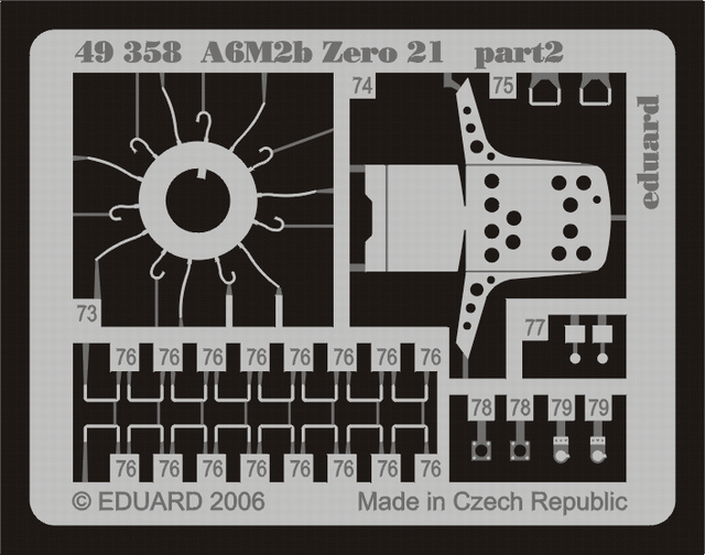 Eduard 49358 A6M2b Zero type 21 1/48 Hasegawa – zdjęcie 3