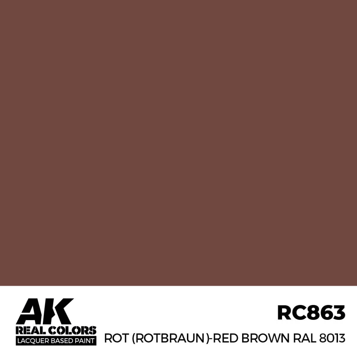 AK Interactive RC863 Rot (Rouge-brun) RAL 8013 17 ml