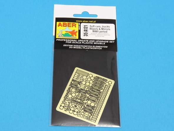 Aber 35A121 Essuie-glaces et rétroviseurs pour voitures et camions souples, période de la Seconde Guerre mondiale (1/35) – image 4