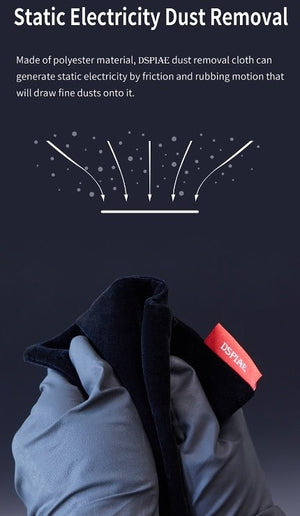 Chiffon électrostatique DSPIAE DC-25 pour le dépoussiérage des résidus de ponçage – immagine 3