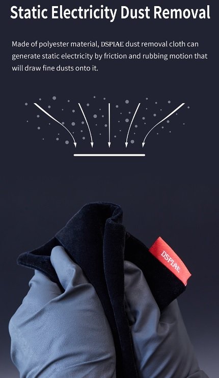 Chiffon électrostatique DSPIAE DC-25 pour le dépoussiérage des résidus de ponçage – immagine 3