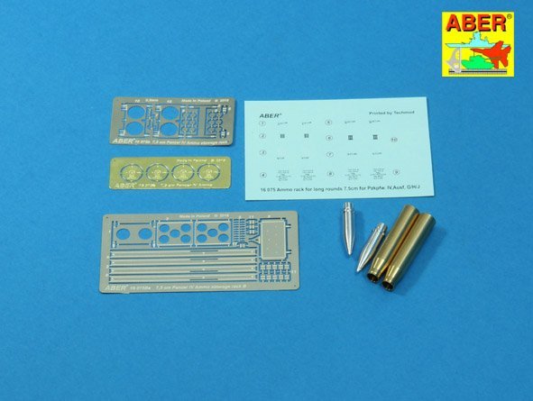 Aber 16075B Pz.Kpfw. IV, Ausf.H Vol.16B - Râtelier de rangement de munitions type B pour cartouches longues (1/16)