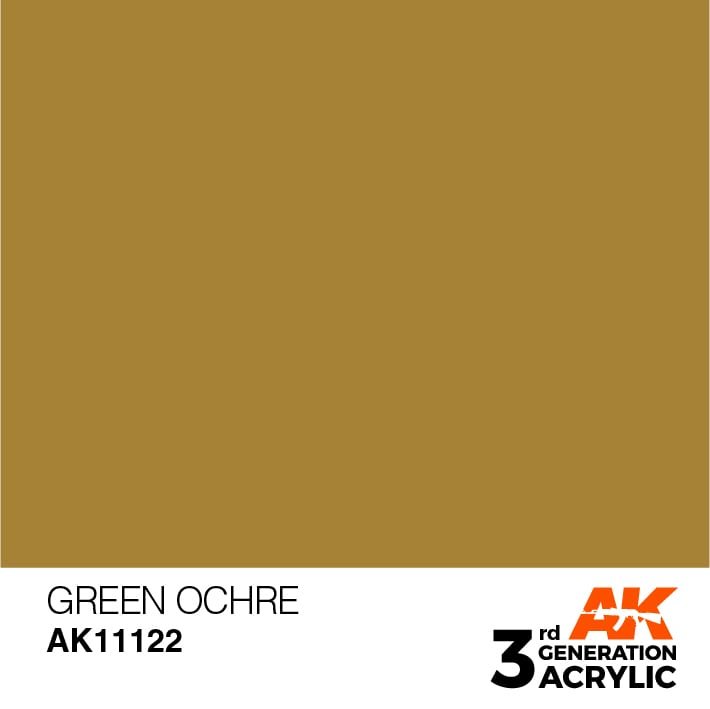 AK Interactive AK11122 OCRE VERT – STANDARD 17 ml