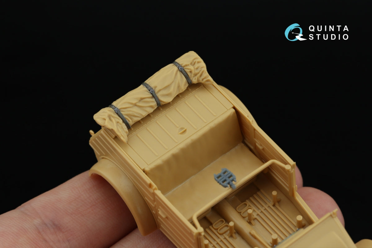 Quinta Studio QD+48546 Kubelwagen Type 82 3D-Printed &amp;amp; colored Interior on decal paper (Tamiya) (with 3D-printed resin parts) 1/48 – image 10