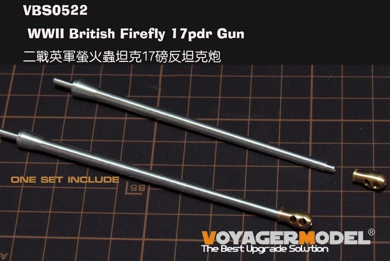 Maquette Voyager VBS0522 Canon britannique Firefly 17 livres de la Seconde Guerre mondiale (GP) 1/35