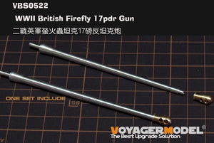 Maquette Voyager VBS0522 Canon britannique Firefly 17 livres de la Seconde Guerre mondiale (GP) 1/35
