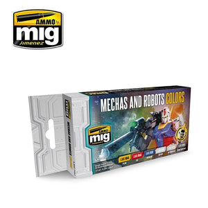 AMMO Mig de Jiminez 7127 Mechas et Robots Couleurs