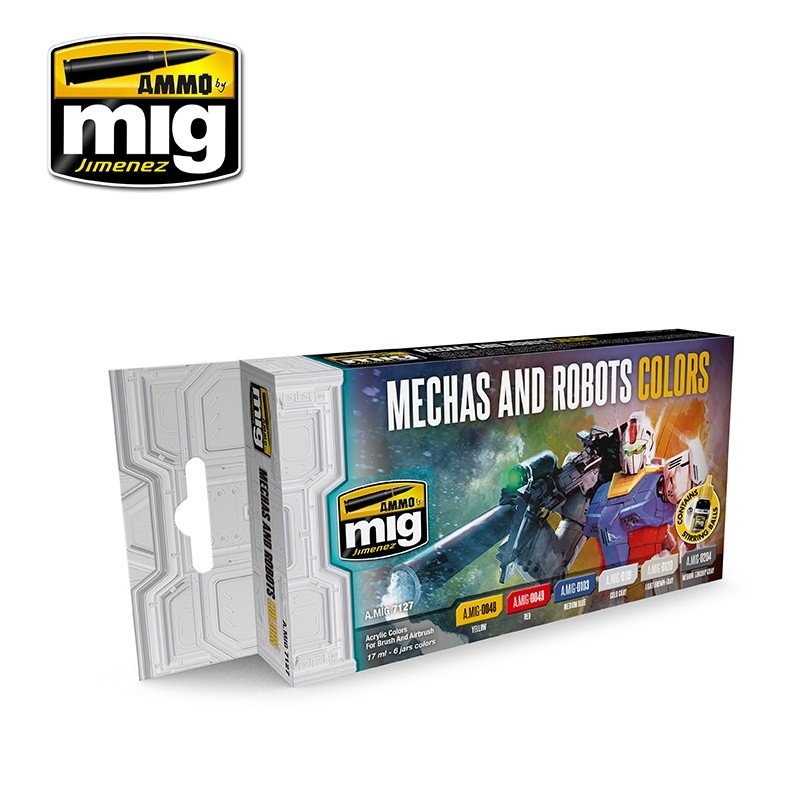 AMMO Mig de Jiminez 7127 Mechas et Robots Couleurs