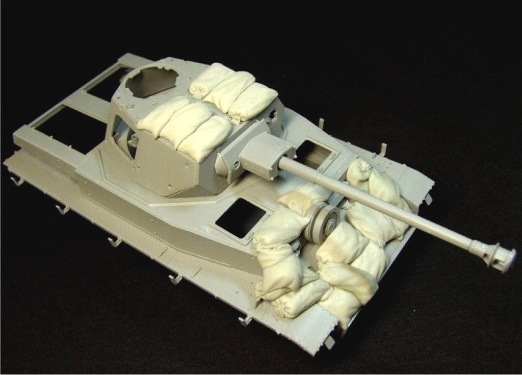 Panzer Art RE35-104 Blindage sable pour Pz IV F/G (Afrique du Nord) 1/35