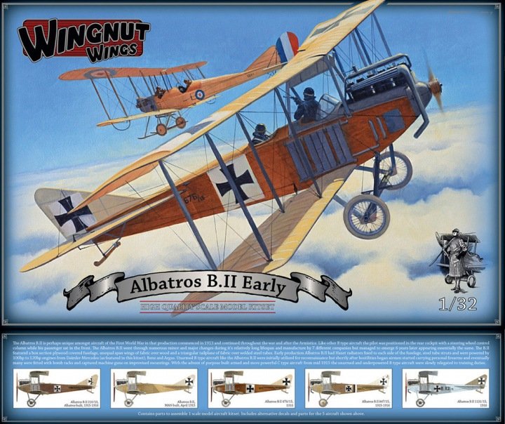 Wingnut Wings 32046 Albatrons B.II début 1/32