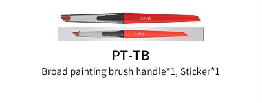 Manche de pinceau large interchangeable DSPIAE PT-TB Phoenix Plume / Manche de pinceau large interchangeable Phoenix Plume – immagine 2