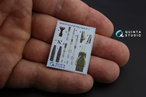 Intérieur coloré imprimé en 3D sur papier décalcomanie pour le kit KittyHawk (QD48170 Su-27) Quinta Studio, échelle 1/48  – image 4