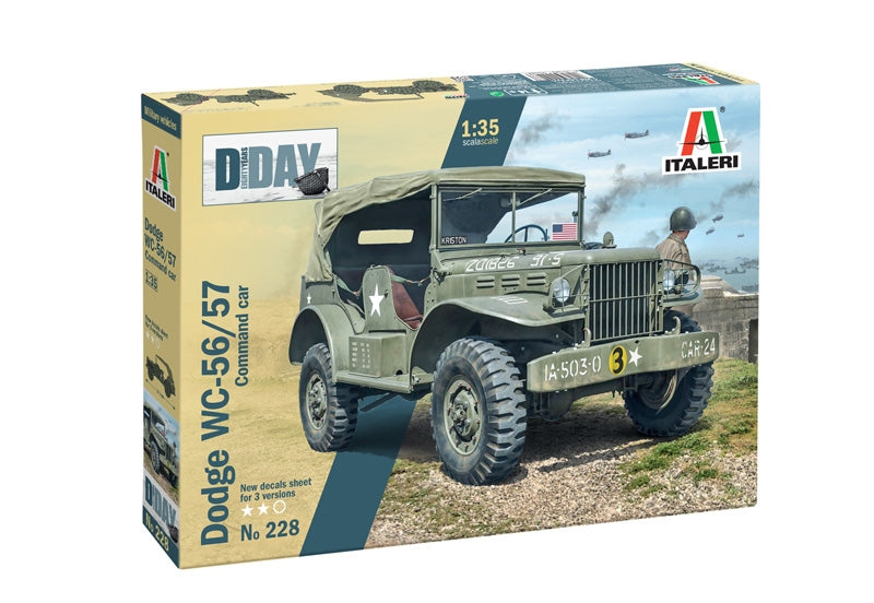 Italeri 0228 Dodge WC-56/57 Voiture de commandement 1/35