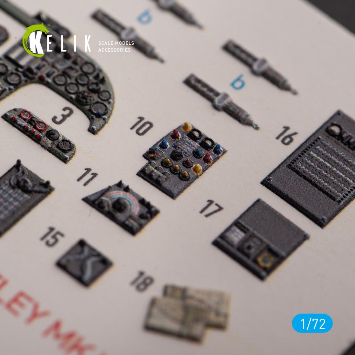 KELIK K72159 ARMSTRONG WHITWORTH WHITLEY MK.V - décalcomanies 3D intérieures pour maquette Airfix au 1/72 – image 4