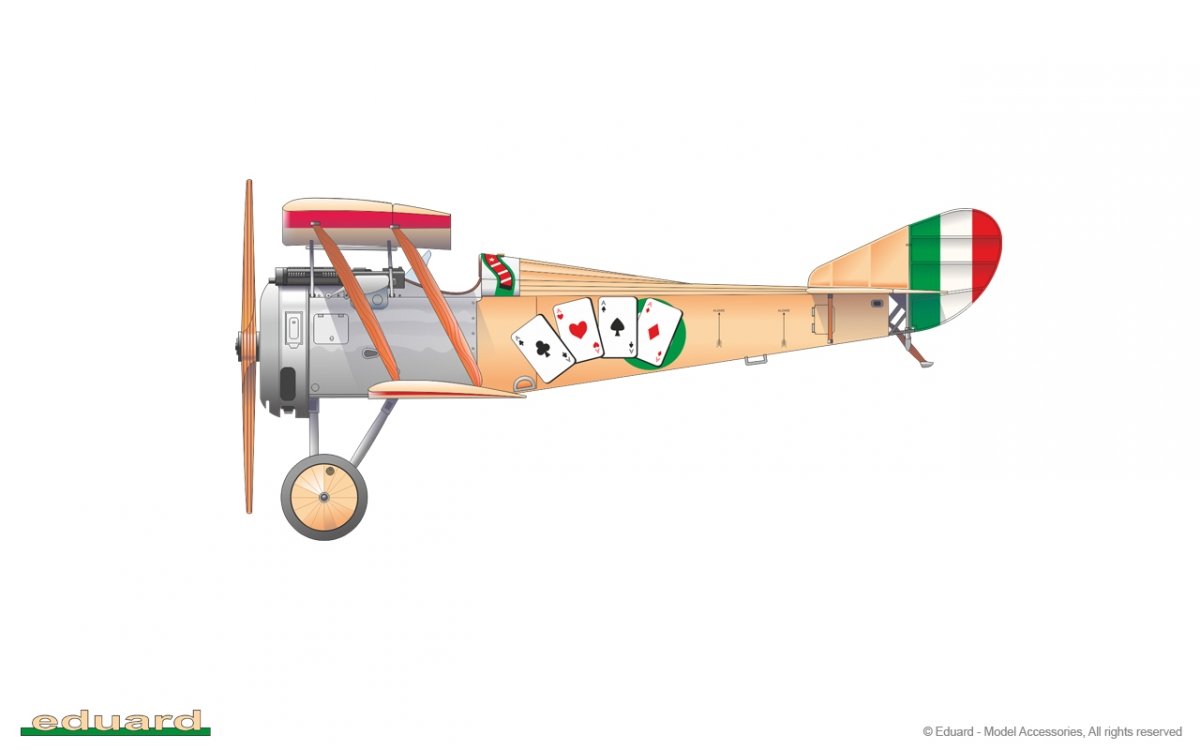 Eduard 11139 IL Magnifico Hanriot HD.I en service italien, édition limitée 1/48 – image 6