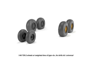 Armory Models AW48413 Roues BAC TSR.2 avec pneus lestés, type « b » (GY) 1/48 – Bild 4