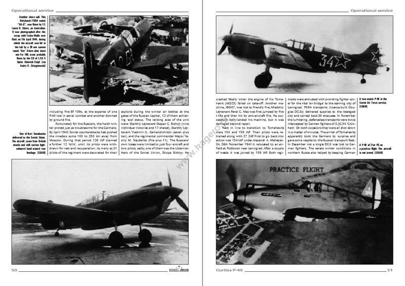 Kagero 3036 Curtiss P-40 vol. Je FR – immagine 4