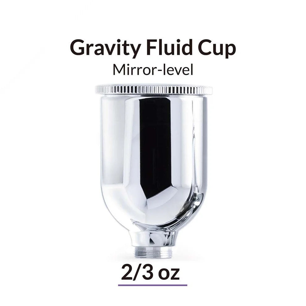 Gaahleri 42274 20 ml Airbrush Mirror-Level Gravity Fluid Airbrush Cup