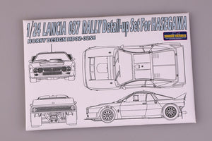 Hobby Design HD02-0256 Lancia 037 Rally - Kit de détails vainqueur du Tour de Rallye 1984 (pour Hasegawa) 1/24