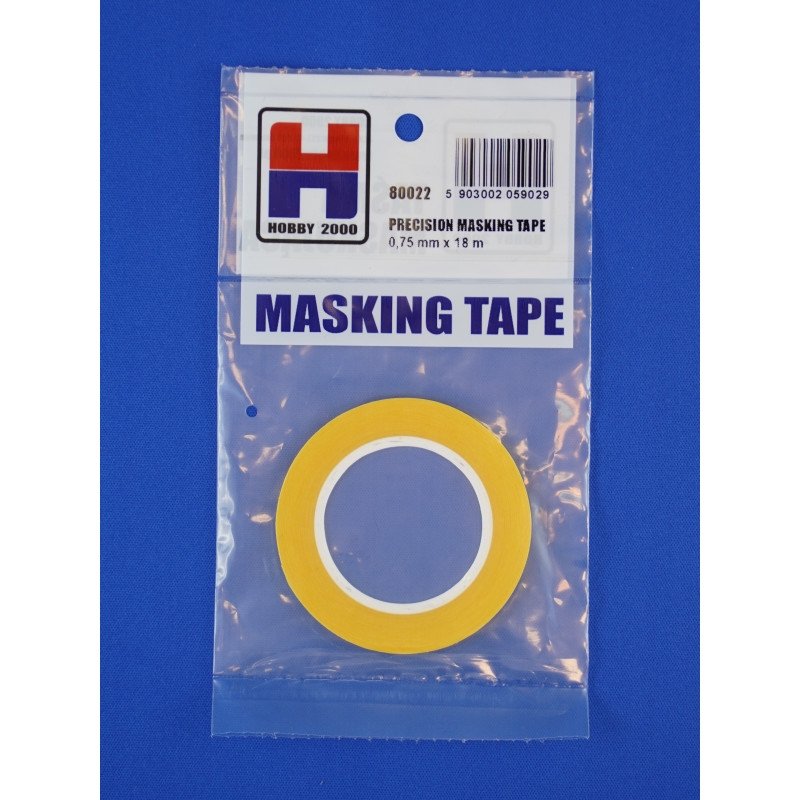 Ruban de masquage de précision Hobby 2000 80022, 0,75 mm x 18 m