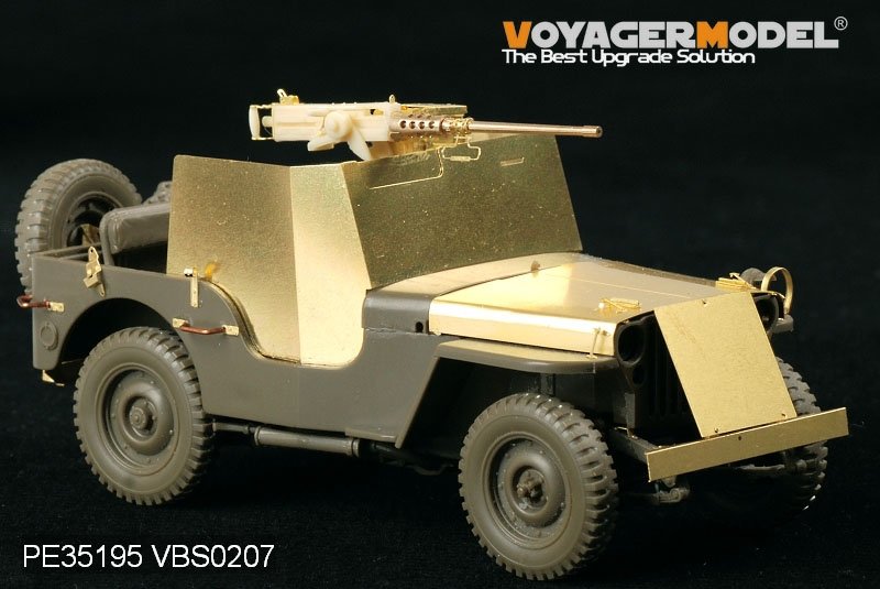 Voyager Model PE35195 WWII U.S. Jeep Willys MB w/Add Amour for TAMIYA 35219 1/35 – zdjęcie 5