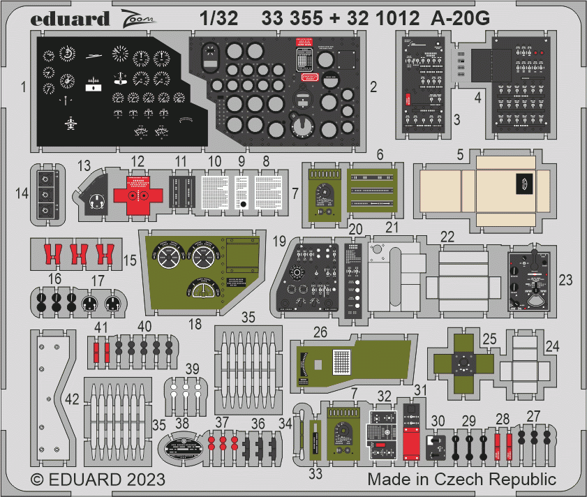 Eduard BIG33156 A-20G HONG KONG MAQUETTES 1/32 – Bild 5