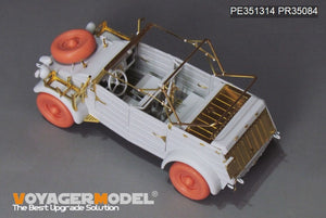 Kit de mise à niveau Voyager Model PE351314 pour Kubelwagen Type 82 (version troupes d&amp;#39;Afrique) de la Seconde Guerre mondiale, compatible avec le modèle MENG VS-015 au 1/35. – image 5