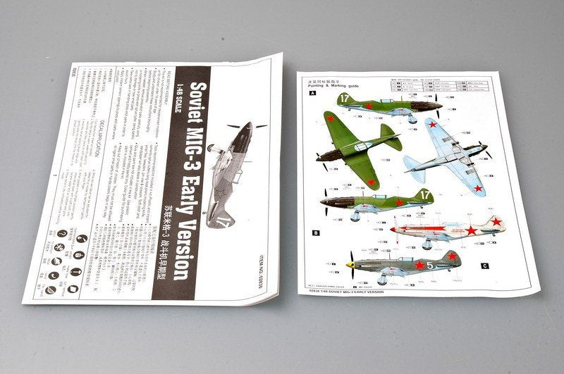 Trumpeter 02830 Soviet MiG-3 Early Version 1/48 – zdjęcie 2