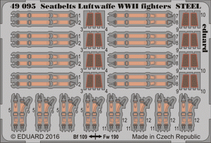 Ceintures de sécurité Eduard BIG49343 Seconde Guerre mondiale, Forces aériennes de l&amp;#39;Axe, acier, échelle 1/48 – image 2