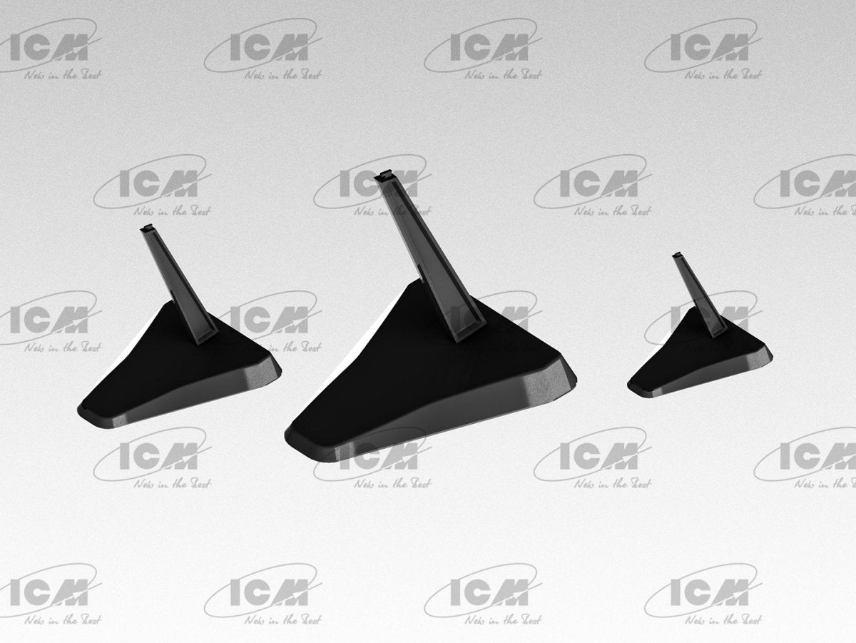 Supports pour maquettes d&amp;#39;avions ICM A002 (Édition noire) – image 3