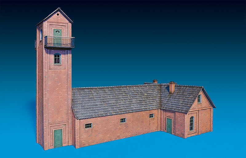 MiniArt 72032 CASERNE DE POMPIERS 1/72  – Bild 5